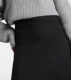 Jil Sander Wool midi skirt