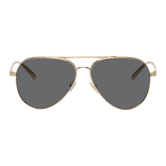Photo: Versace Gold Greca Aviator Sunglasses