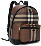 Burberry Brown Check Backpack