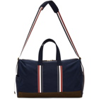 Thom Browne Navy Unstructured Holdall Duffle Bag
