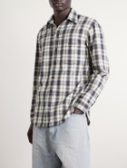 Balenciaga - Regular Fit Checked Cotton Shirt - Black