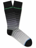 Paul Smith - David Striped Organic Cotton-Blend Socks