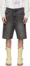GUESS USA Black Vintage Denim Shorts