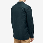 Norse Projects Men's Silas Wool Overshirt in Varsity Green