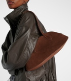 Aesther Ekme Cosmo suede bowling bag