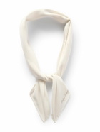 Ralph Lauren Purple label - Logo-Print Silk Scarf