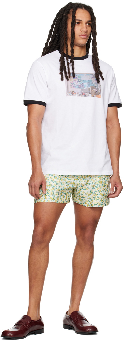 Cormio Yellow Floral Shorts
