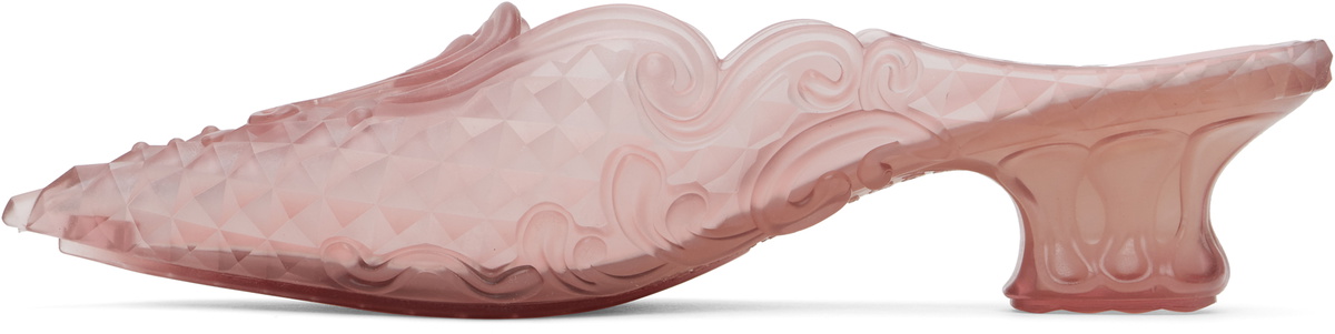 Y/Project Pink Melissa Edition Point Mules