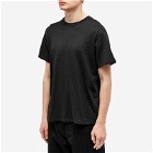 Nanamica Men's Loopwheel COOLMAX Jersey T-Shirt in Black