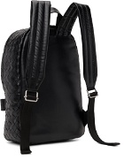 Bottega Veneta Black Intrecciato Leather Backpack