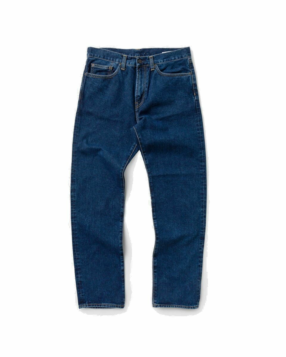 Photo: Carhartt Wip Pontiac Pant (Straight) Blue - Mens - Jeans