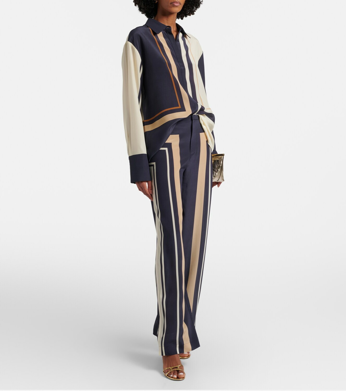 SIR Printed silk shirt