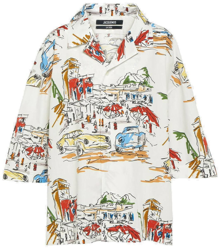 Photo: Jacquemus Casaco printed cotton bowling shirt