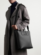 Dunhill - 1893 Harness North South Full-Grain Leather Tote Bag