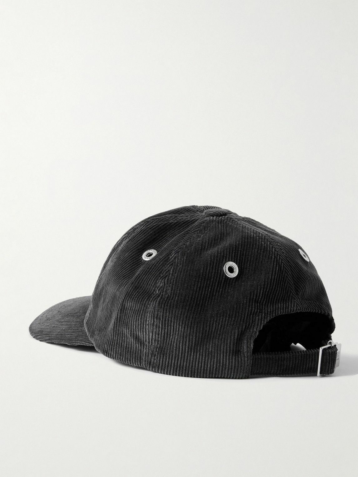 AMI PARIS - Logo-Embroidered Cotton-Corduroy Baseball Cap