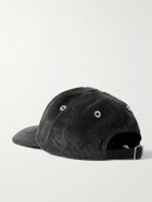 AMI PARIS - Logo-Embroidered Cotton-Corduroy Baseball Cap