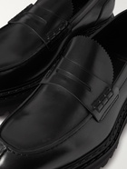 OFFICINE CREATIVE - Pistols Leather Penny Loafers - Black