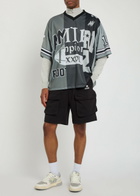 Amiri MA Logo Jersey Cargo Shorts Black