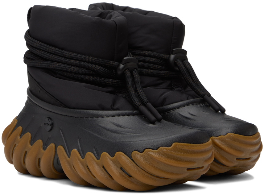 Crocs Black Echo Boots Crocs