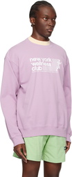 Sporty & Rich Purple USA Wellness Club Sweatshirt