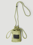 Arcs - Minute Neck Pouch in Green