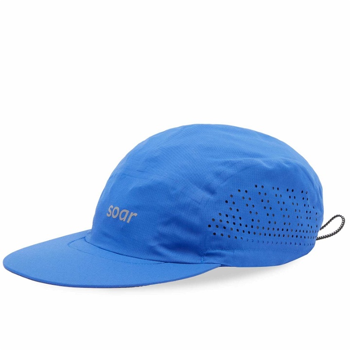 Photo: SOAR Men's Logo Run Cap in Blue 