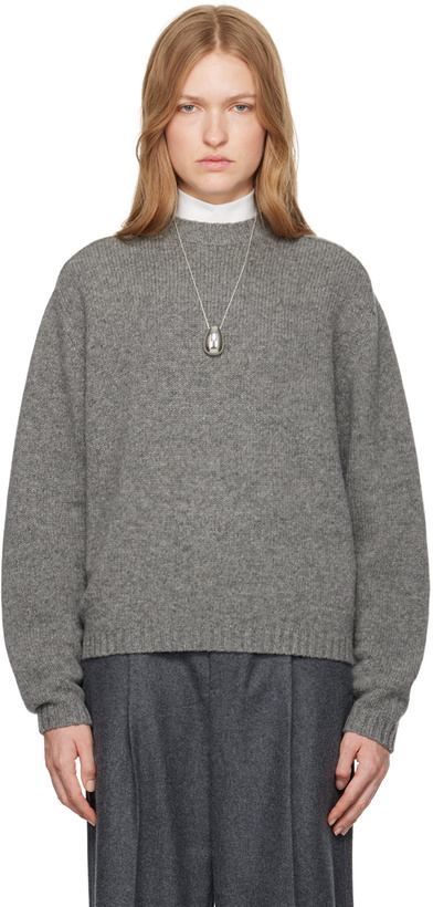 Photo: Carven Gray Crewneck Sweater