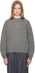Carven Gray Crewneck Sweater