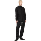 Rick Owens Black Tower Island Shirt