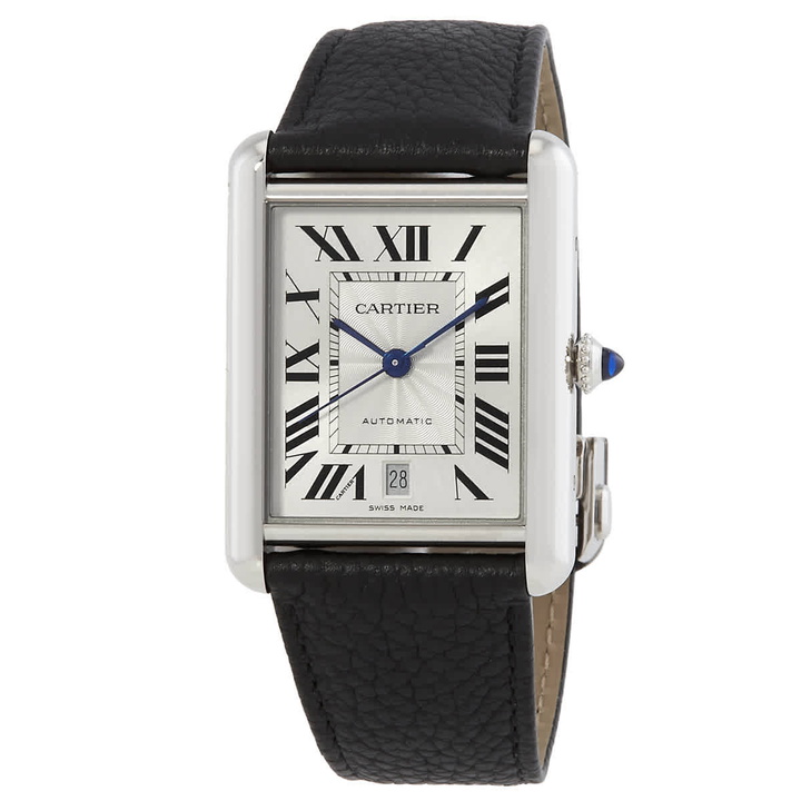 Photo: Cartier Tank XL Must Automatic Silver Dial Watch WSTA0040