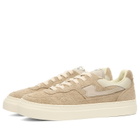 Stepney Workers Club Men's Pearl S-Strike Suede Sneaker in Taupe