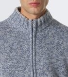 Fedeli Alpaca and wool cardigan