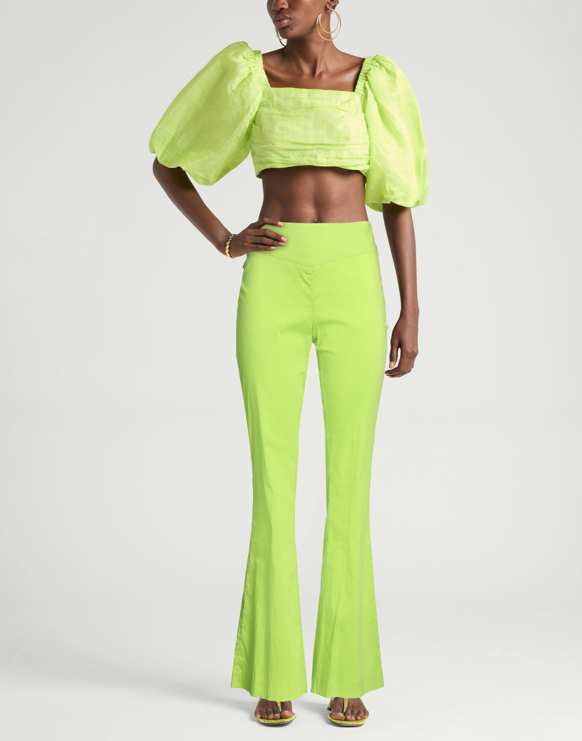 Jijil Womens Pants Light in Green