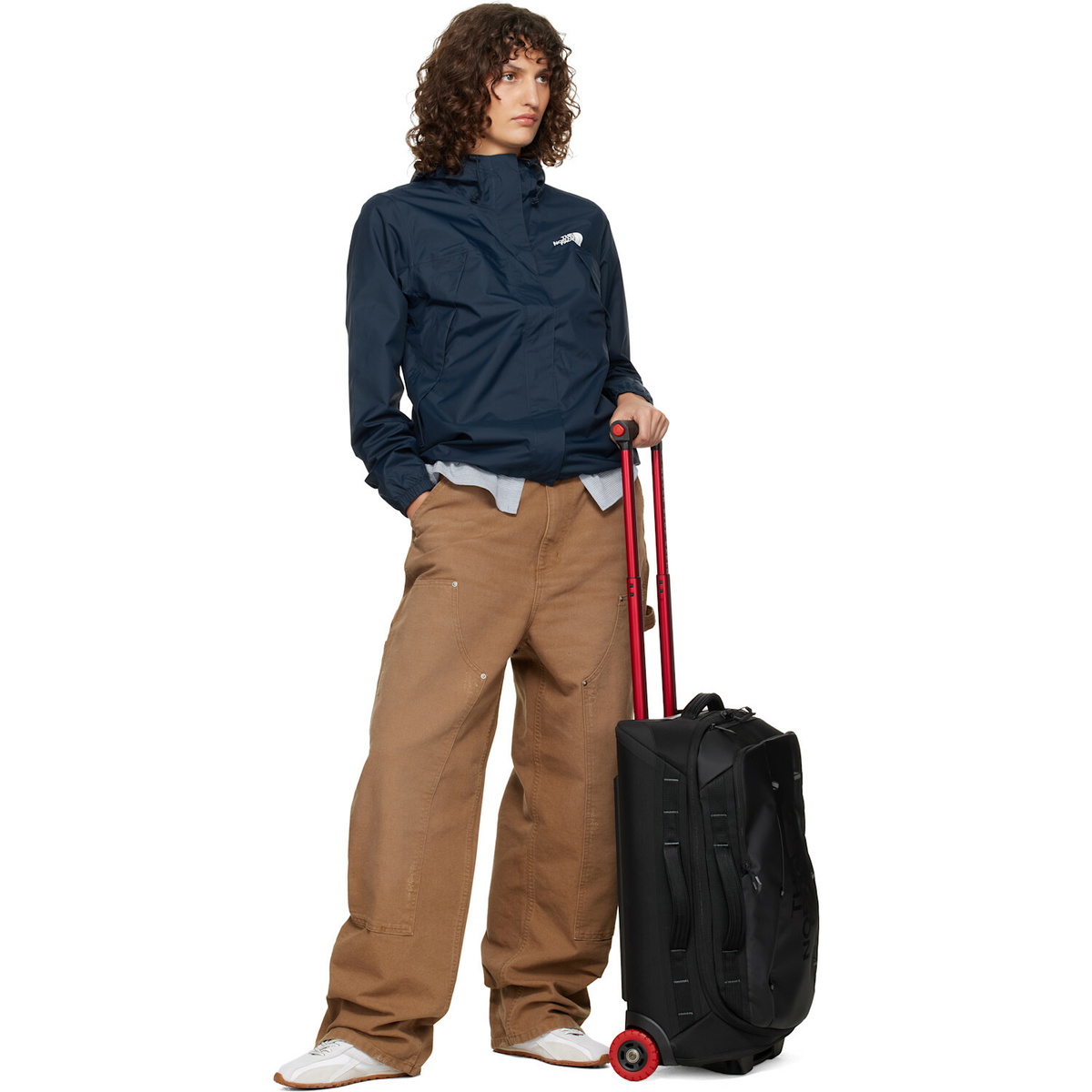 The North Face Black Base Camp Rolling Thunder 22 Suitcase