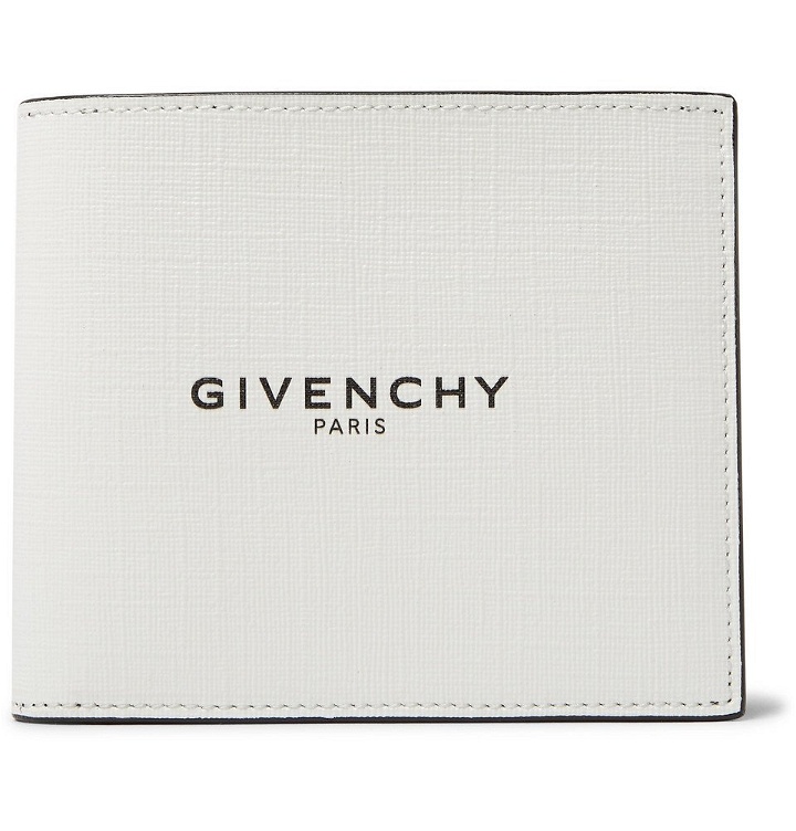 Photo: Givenchy - Glow-in-the-Dark Logo-Print Coated-Canvas Billfold Wallet - White