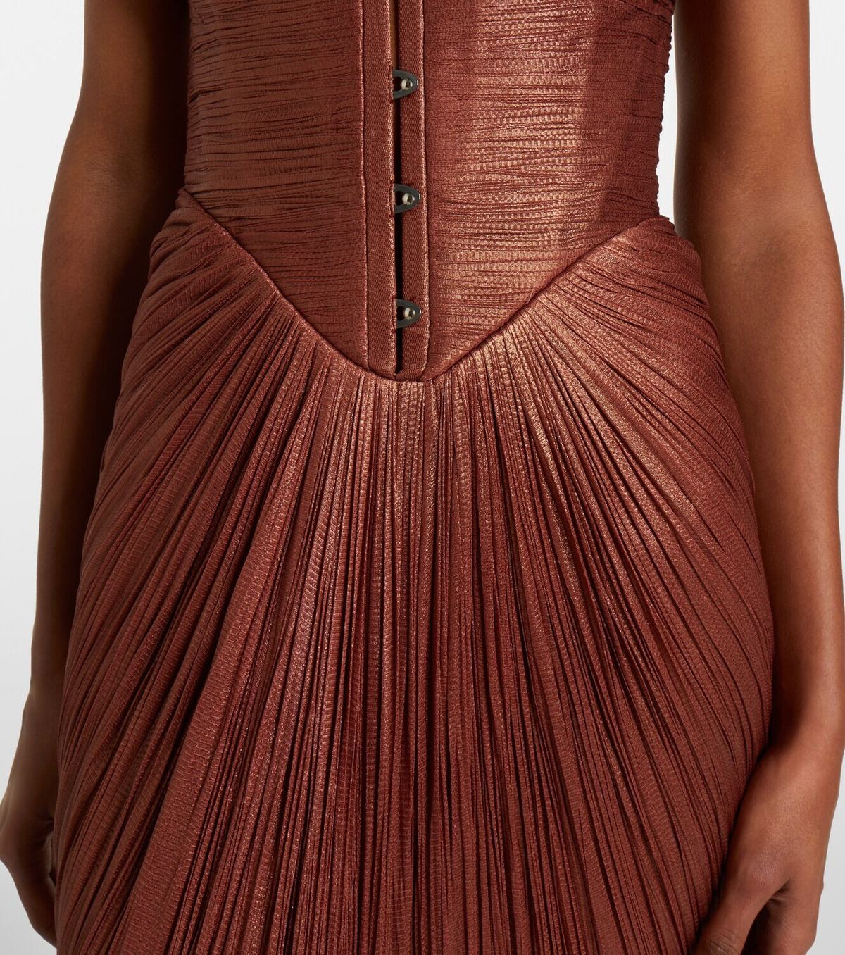 Maria Lucia Hohan Susie silk bustier gown