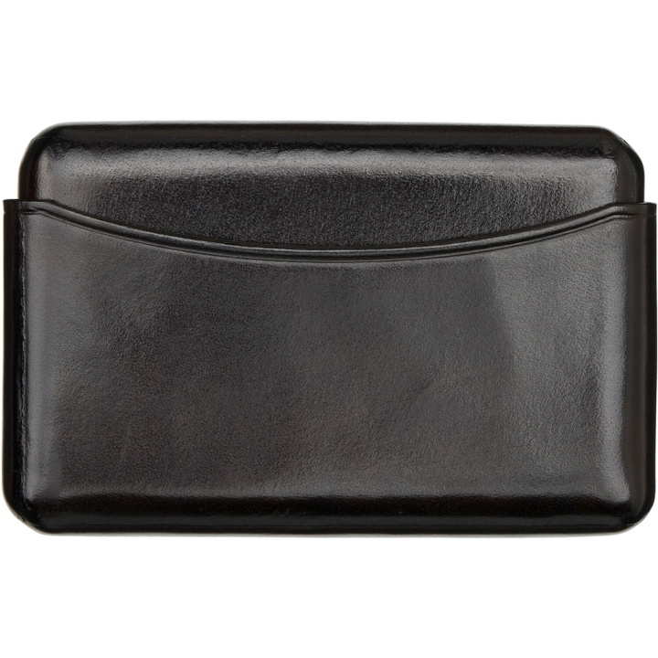 Photo: LEMAIRE Brown Molded Card Holder