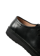 Loewe Faro Leather Derby Shoes Black
