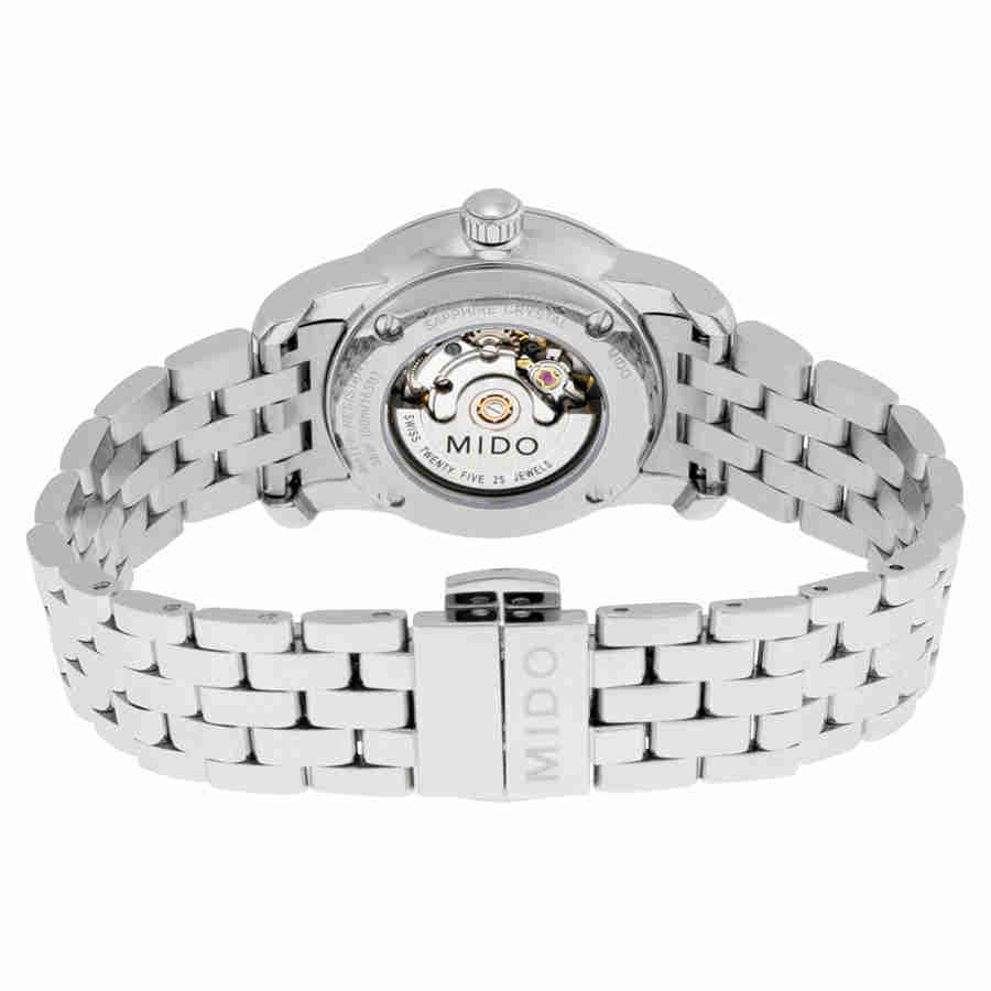 Mido Baroncelli II Automatic Silver Dial Ladies Watch M76004211