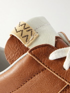 Visvim - Corda-Folk Leather Sneakers - Brown