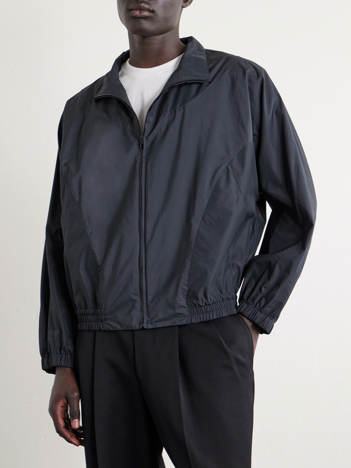 GIVENCHY ブルゾン Givenchy - Cotton-Blend Shell Blouson Jacket - Black Givenchy