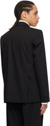 WOOYOUNGMI Black Wool Single Blazer