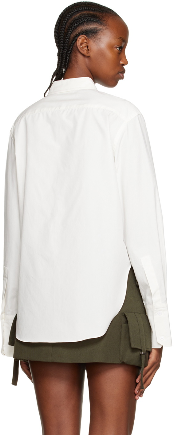 Dion Lee White Garter Shirt Dion Lee