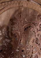 Simone PÉRÈLE Saga Guipure Lace Underwired bra Brown