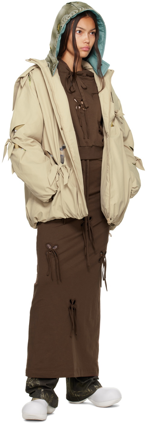 J.KIM Beige Kundimi Long Jacket