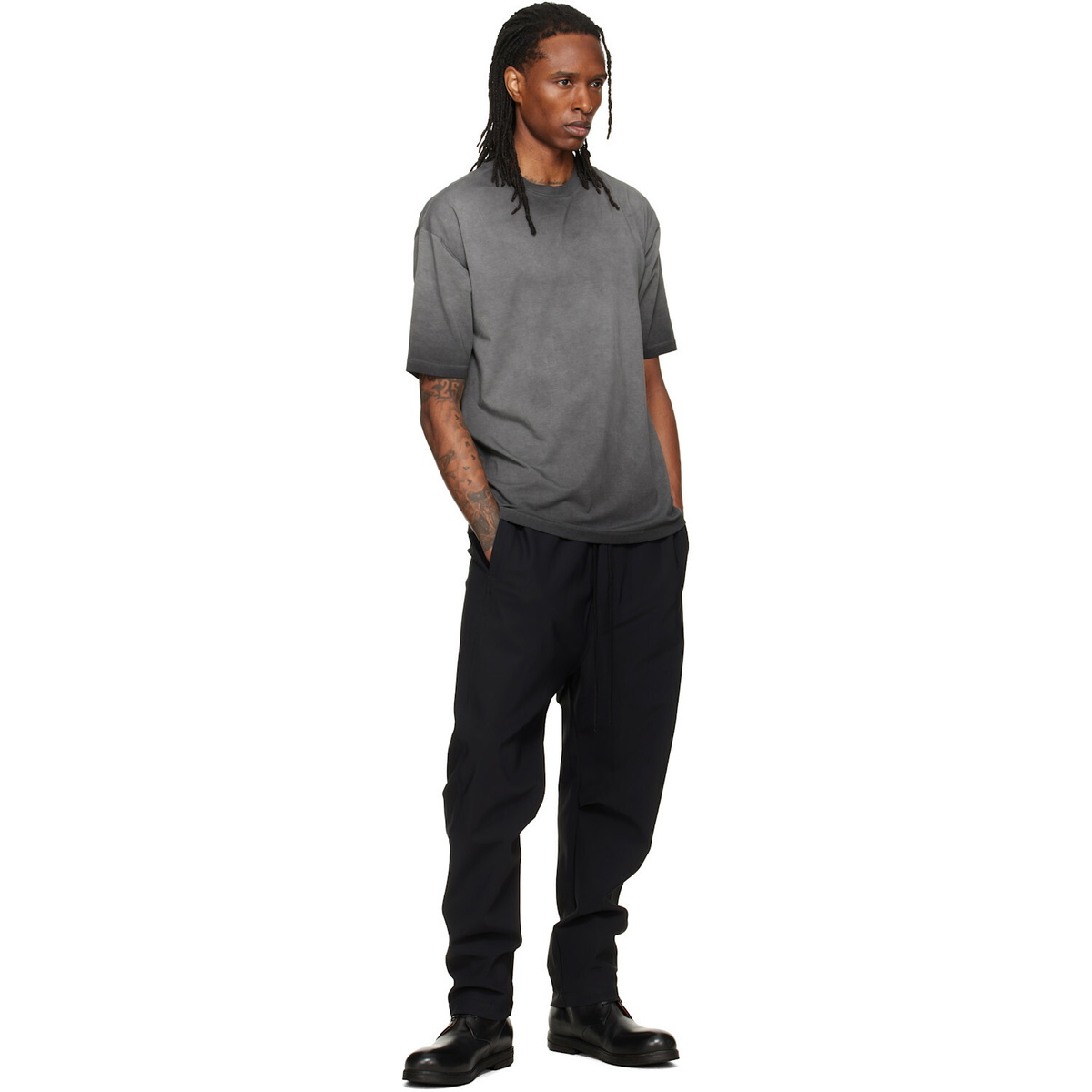 thom/krom Gray TS 986 T-shirt