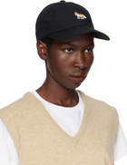 Maison Kitsuné Black Baby Fox Cap
