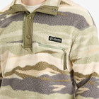 Columbia Men's Helvetia™ II Printed Half Snap Fleece in Safari Rouge