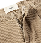 Folk - Signal Cotton-Corduroy Trousers - Men - Mushroom