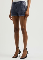 Alexanderwang.t Faded Logo Cotton-blend Shorts Blue
